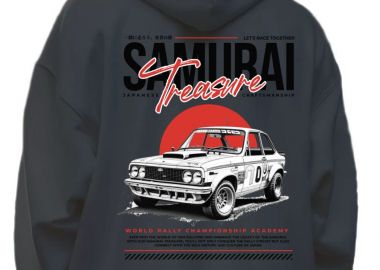 Hoodie Samurai Treasure Pop Culture Black - Pop Culture - 