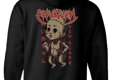 Hoodie Sepultura Doll Rock Avenue Black - Rock Avenue - 