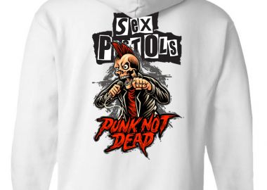 Hoodie Sex Pistols Punk Not Dead Rock Avenue White - Rock Avenue - 