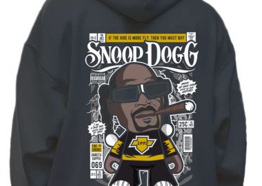 Hoodie Snoop Dog Pop Culture Black - Pop Culture - 