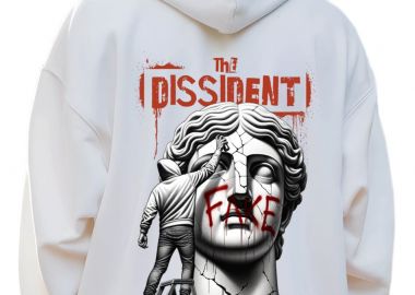Hoodie The Dissident Pop Culture White - Pop Culture - 