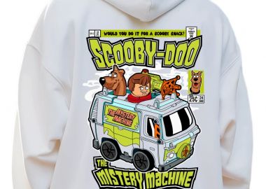 Hoodie The Mistery Machine Pop Culture White - Pop Culture - 