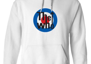 Hoodie The Who Band Logo Art Rock Avenue White - Rock Avenue - 