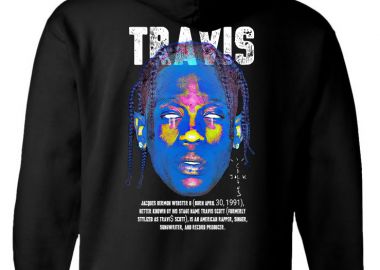 Hoodie Travis Pop Culture Black - Pop Culture - 