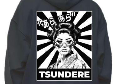 Hoodie Tsundere Pop Culture Black - Pop Culture - 