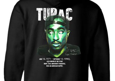 Hoodie Tupachead Pop Culture Black - Pop Culture - 