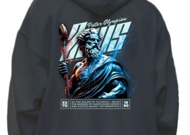 Hoodie Zeus Pop Culture Black - Pop Culture - 