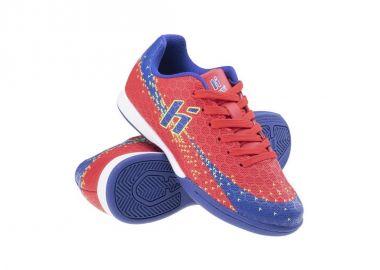 Huari Παιδικά Ποδοσφαιρικά Παπούτσια Recoleti IC Σάλας Κόκκινα 92800402395 - Huari - 