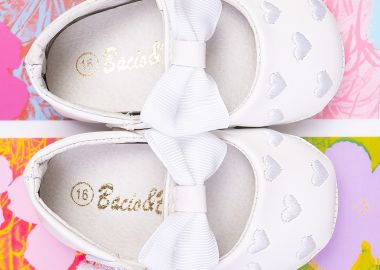 HUGGIES WHITE BALLERINAS -  - 