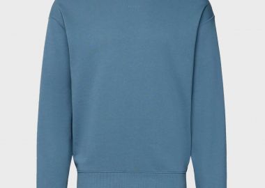 Hugo Boss ανδρική μπλούζα φούτερ μονόχρωμη Regular Fit - 50525892 Μπλε - HUGO - 