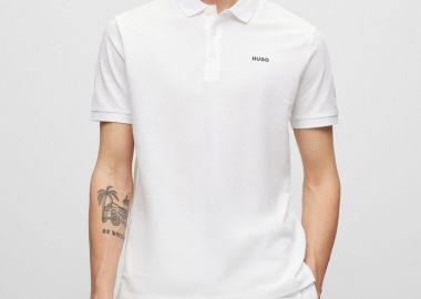 Hugo Boss ανδρική μπλούζα πόλο με λογότυπο Regular Fit 