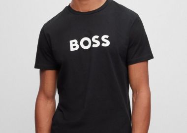 Hugo Boss Ανδρικό Κοντομάνικο T-Shirt 50491706-001 Μαύρο - Hugo Boss - 