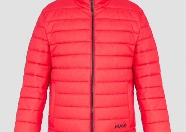 Hugo Boss ανδρικό μπουφάν με καπιτονέ σχέδιο Slim Fit ''Brenti'' - 50517753 Κόκκινο - HUGO - 