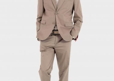 Hugo Boss ανδρικό παντελόνι μονόχρωμο Slim Fit - 50559657 Γκρι - HUGO - 