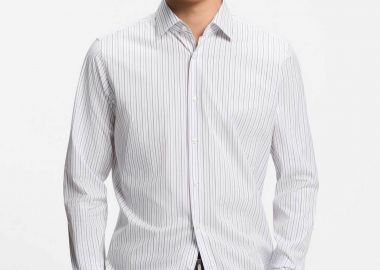 Hugo Boss ανδρικό πουκάμισο με ριγέ σχέδιο Modern Fit 
