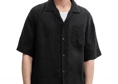 Hugo Boss ανδρικό πουκάμισο μονόχρωμο Oversized Fit 