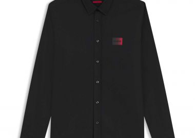 Hugo Boss ανδρικό πουκάμισο μονόχρωμο Relaxed Fit 