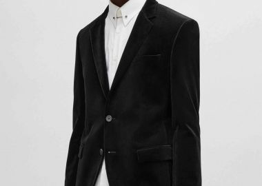Hugo Boss ανδρικό σακάκι μονόχρωμο Slim Fit - 50524947 Μαύρο - HUGO - 