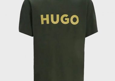Hugo Boss ανδρικό T-shirt με logo print Regular Fit 