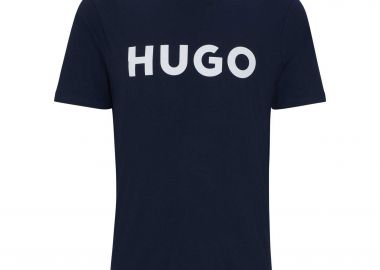 Hugo Boss ανδρικό T-shirt με logo print Regular Fit 