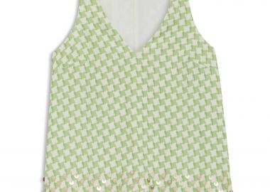 Hugo Boss γυναικεία αμάνικη μπλούζα με all-over print 