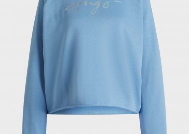 Hugo Boss γυναικεία μπλούζα φούτερ με logo print Relaxed Fit 