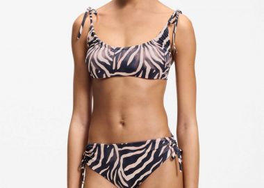 Hugo Boss γυναικείο μαγιό μπικίνι σλιπ με all-over print 