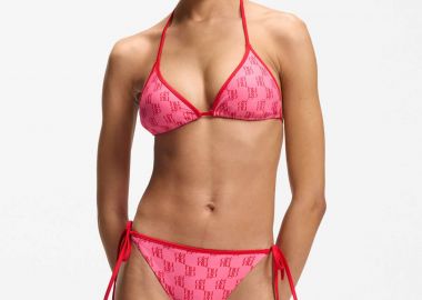 Hugo Boss γυναικείο μαγιό μπικίνι σλιπ με all-over print 
