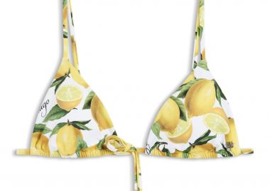 Hugo Boss γυναικείο μαγιό μπικίνι τοπ triangle με print 