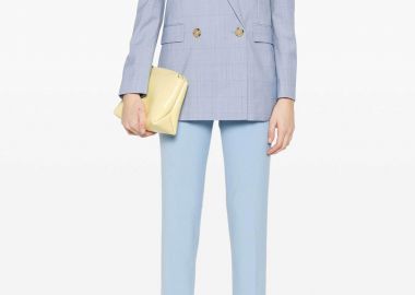 Hugo Boss γυναικείο παντελόνι μονόχρωμο cropped Straight Fit 