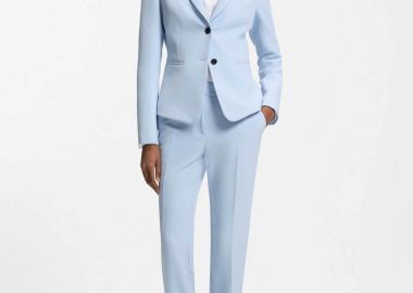 Hugo Boss γυναικείο παντελόνι μονόχρωμο Slim Fit 