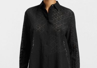 Hugo Boss γυναικείο πουκάμισο oversized - 50543366 Μαύρο - HUGO - 