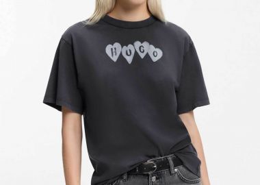 Hugo Boss γυναικείο T-shirt βαμβακερό με λογότυπο 