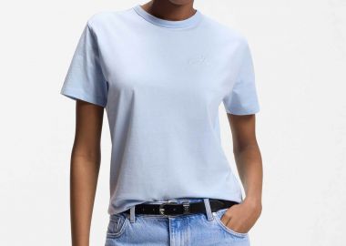 Hugo Boss γυναικείο Τ-shirt μονόχρωμο 