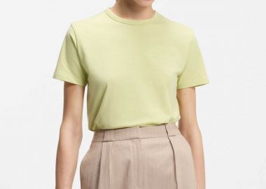 Hugo Boss γυναικείο Τ-shirt μονόχρωμο 