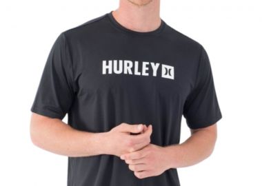 HURLEY Ανδρικό T-Shirt EVD HYBRID UPF - ΜΑΥΡΟ-MAT0000990-BLACK - HURLEY - 