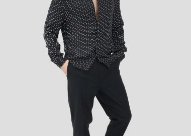 I'M BRIAN Ανδρικό Μαύρο Black Elegant Trousers - I'M BRIAN - 