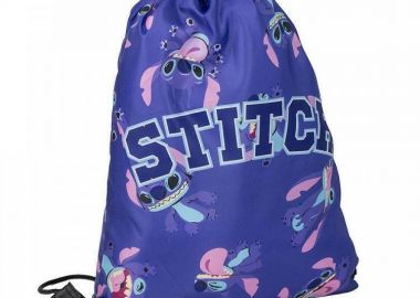 Η πάνινη τσάντα - σάκος με κορδόνια DISNEY Lilo and Stitch Λιλά - Disney Lilo and Stitch - 
