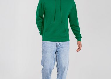 Iconic 250 Hooded Sweat Fruit of the Loom 0622940 College Green -  - 