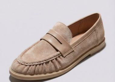 Ideal shoes Σουέντ μοκασίνια - 9733 - Taupe Σουέτ - Ideal shoes - 