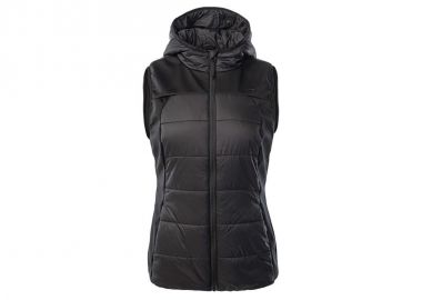 Iguana Loanna Κοντό Γυναικείο Αμάνικο Puffer Μπουφάν για Χειμώνα Μαύρο 92800439391 - Iguana - 