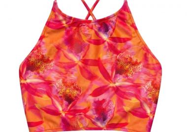 ILLUSION Αθλητικά Μπουστάκια CROP TOP BRA - ORANGE-CROP TOP BRA-ORANGE - ILLUSION RT. - 