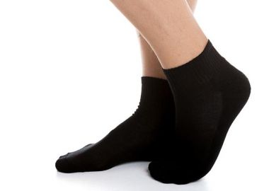 ΗΜΙΚΟΝΤΗ ΒΑΜΒΑΚΕΡΗ ΑΝΔΡΙΚΗ ΚΑΛΤΣΑ ΠΕΤΣΕΤΕ 3ΑΔΑ 4904 ΜΑΥΡΟ - GO - 