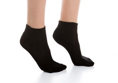 ΗΜΙΚΟΝΤΗ ΒΑΜΒΑΚΕΡΗ ΓΥΝΑΙΚΕΙΑ ΚΑΛΤΣΑ ΠΕΤΣΕΤΕ ΜΙΣΟ ΜΙΣΟ 3ΑΔΑ 3906 ΜΑΥΡΟ - GO - 