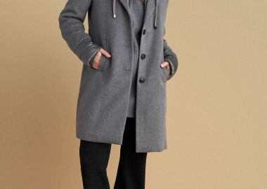 Ημίπαλτο με αποσπώμενη κουκούλα - 5206179003346 -  - 