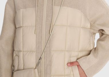 Ημίπαλτο με κουκούλα και τσαντάκι - 5206634988799 -  - 