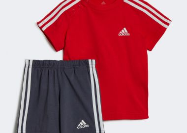 INFANTS ESSENTIALS T-SHIRT AND SHORTS SPORT SET ΚΟΚΚΙΝΟ - ADIDAS PERFORMANCE - 