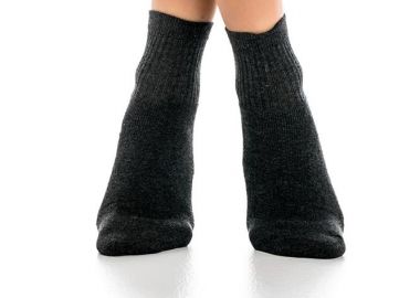 ΙΝΙΖΙΟ ΓΥΝΑΙΚΕΙΑ ΗΜΙΚΟΝΤΗ ΜΟΝΟΧΡΩΜΗ ΚΑΛΤΣΑ ΠΕΤΣΕΤΕ 3904 ΑΝΘΡΑΚΙ - INIZIO - 