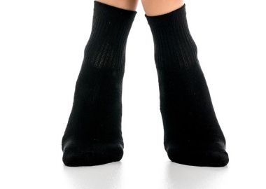 ΙΝΙΖΙΟ ΓΥΝΑΙΚΕΙΑ ΗΜΙΚΟΝΤΗ ΜΟΝΟΧΡΩΜΗ ΚΑΛΤΣΑ ΠΕΤΣΕΤΕ 3904 ΜΑΥΡΟ - INIZIO - 