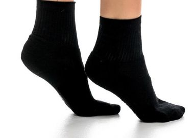 ΙΝΙΖΙΟ ΓΥΝΑΙΚΕΙΑ ΗΜΙΚΟΝΤΗ ΜΟΝΟΧΡΩΜΗ ΚΑΛΤΣΑ ΠΕΤΣΕΤΕ 3PACK 3909 ΜΑΥΡΟ - INIZIO - 